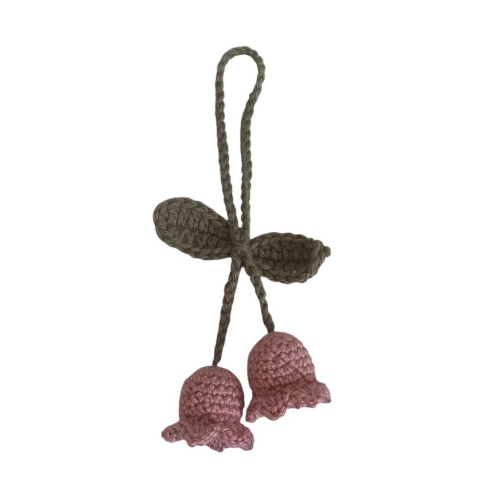 Handmade Crochet Acrylic Lily of the Valley Adjustable Hanging Vine Decoration